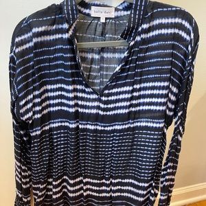 Bella Dahl blue Tye dye top